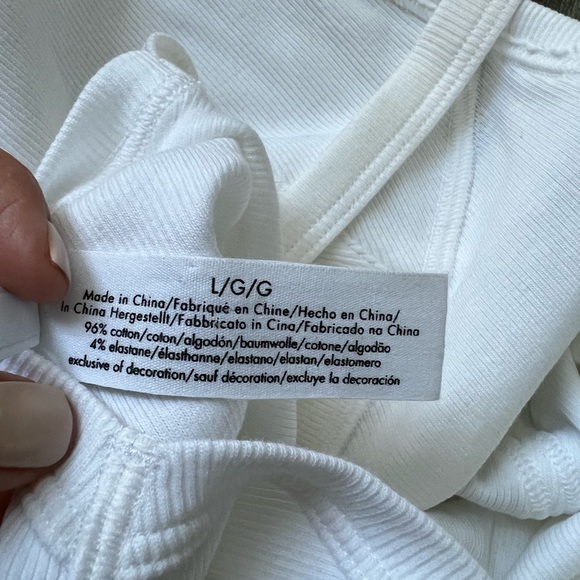 CALVIN KLEIN 205W39NYC White Panelled Bodysuit- NEW - Picture 11 of 15